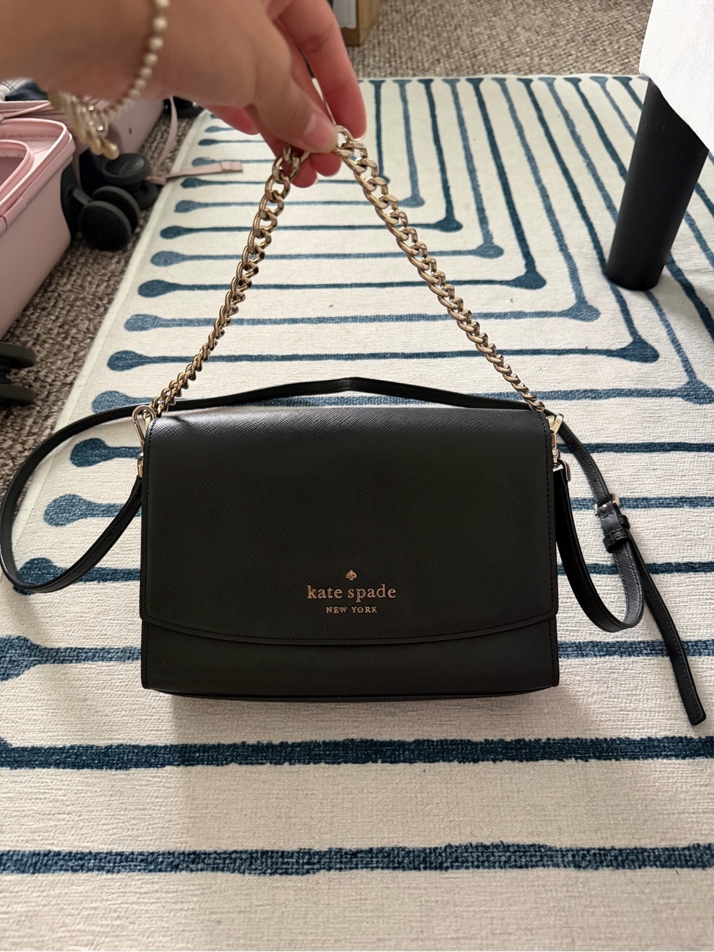 kate spade new york Carson Saffiano Leather Convertible Crossbody